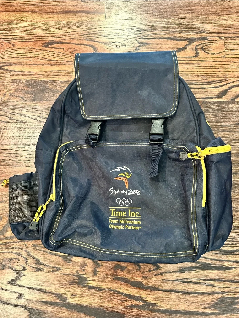 Vintage Sydney 2000 Olympics Time Inc Team Millennium Backpack Y2K